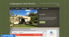 Desktop Screenshot of bethsholom-ri.org