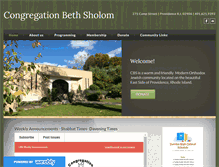 Tablet Screenshot of bethsholom-ri.org